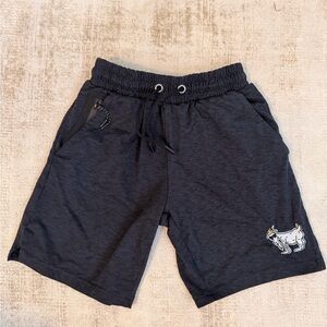 Goat USA kids  Black Performance Drawstring Shorts